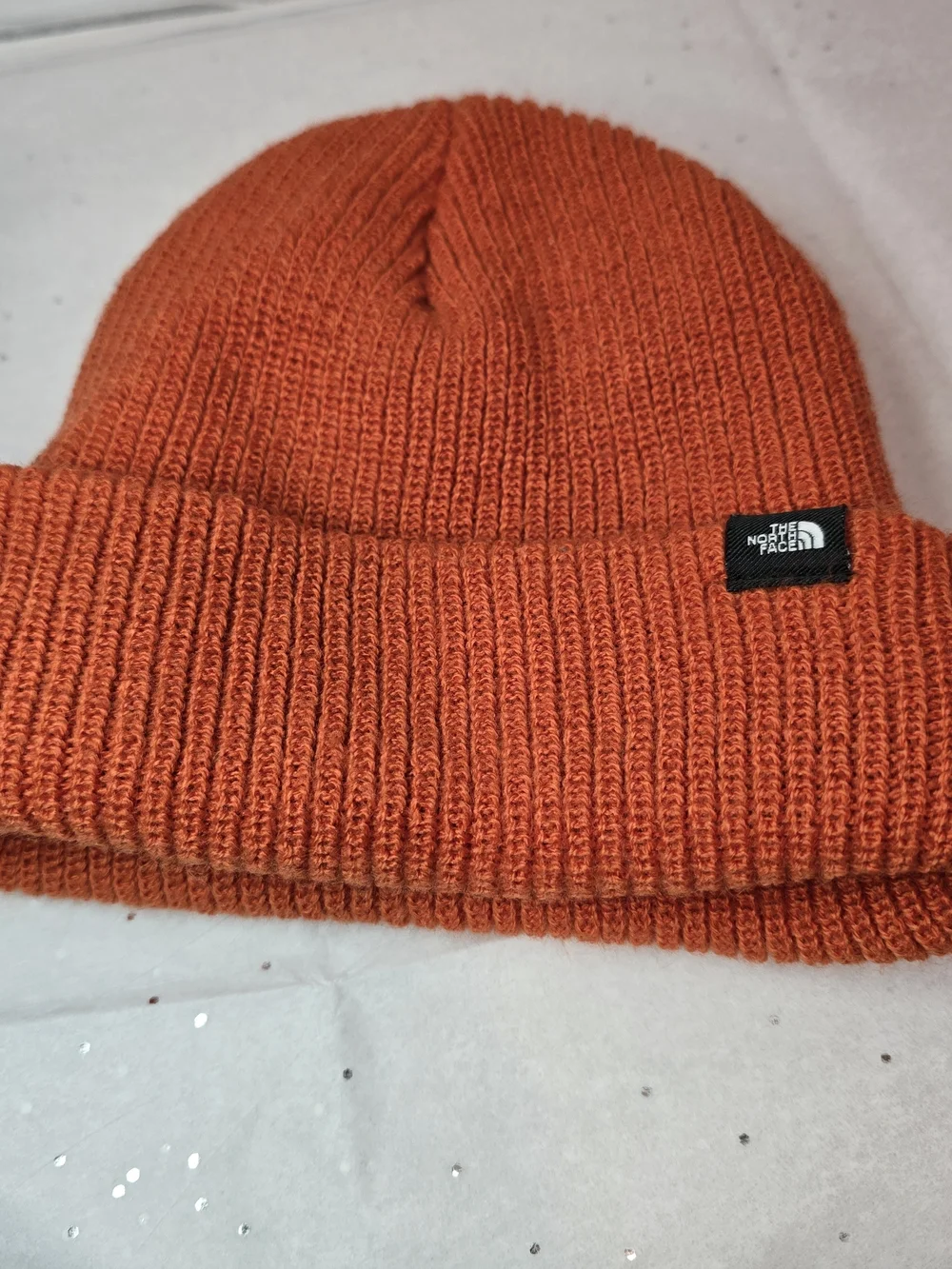 The North Face Kid's Orange Knit Beanie Hat Size  Small NWOT